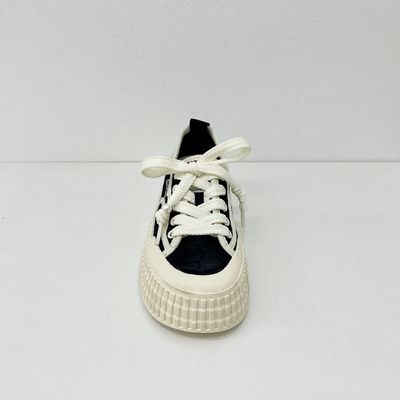 PU Mid Top Canvas Shoes Women Espadrilles Canvas Sneakers For Women