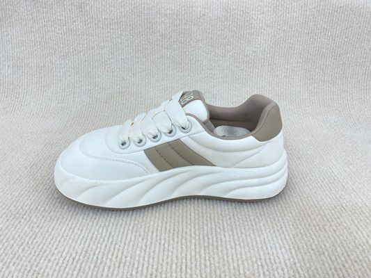 Microfiber vrouwen sneakers Echt leer